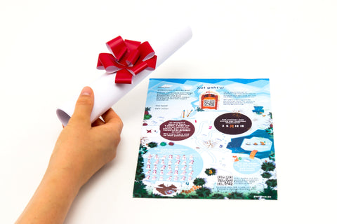 Winter Wonderland Karte - Kids Winter Wonderland Karte - Kids