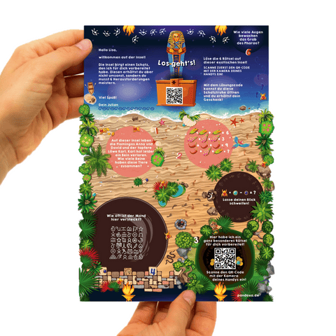 Secret Island Karte - Kids Secret Island Karte - Kids